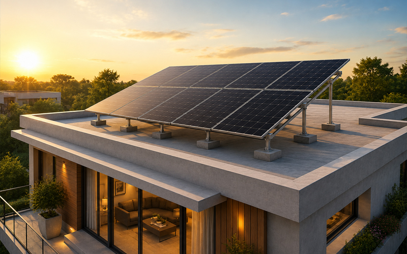 On Grid Solar System installation